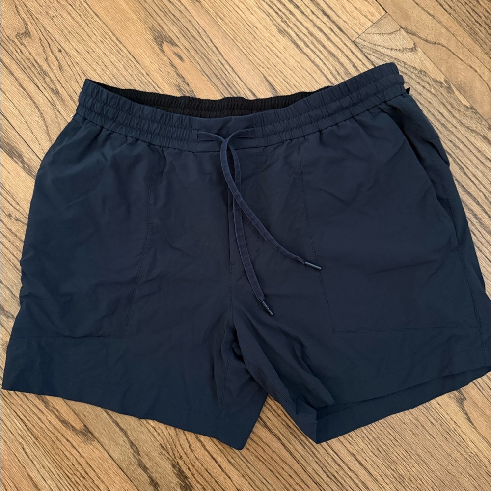 Navy Lululemon XL 5” inseam shorts